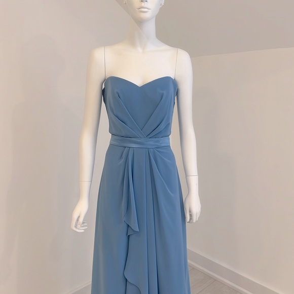 NWT SAMPLE SALE Social by Dessy Windsor Blue size 10 Nu-Georgette. PRISTINE - Picture 3 of 6